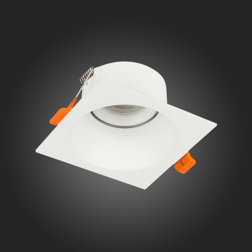 ST207.518.01 Св-к встр. Белый GU10 1*50W  L103xW103xH52 220V Без ламп Встраиваемые светильники фото 6