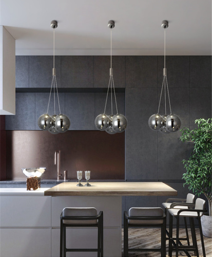 Подвесной светильник 19152P/3 silver фото 2