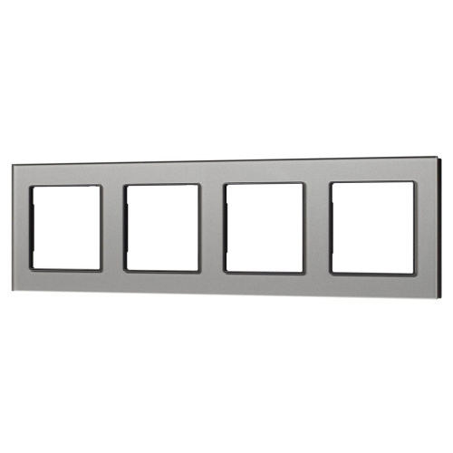 Рамка стеклянная FRM-GLARE-GS-4-GR Arlight 043804