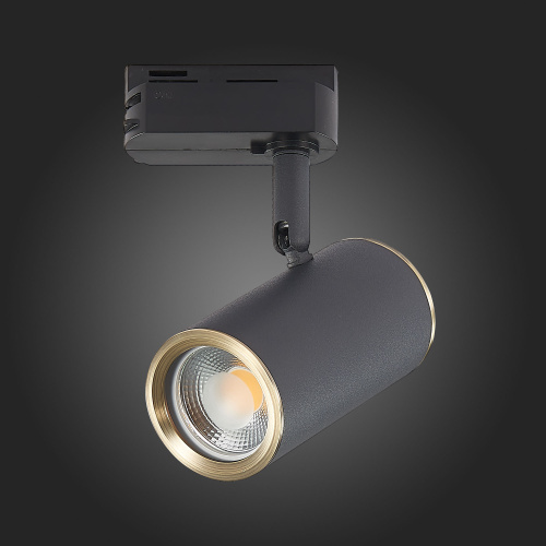 ST301.436.01 Св-к трек. Черный GU10 1*50W L104xW54xH111 220V Без ламп BASE фото 3