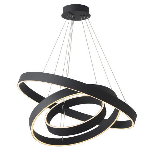 Люстра Crystal Lux TRON SP158W LED BLACK фото 2