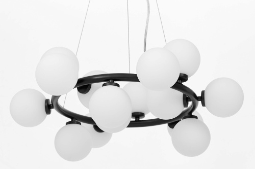 Подвесной светильник Lumina Deco Marsiada LDP 6033-15 BK фото 2