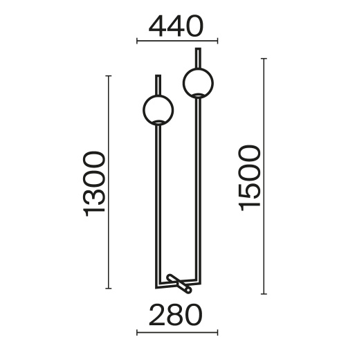 Напольный светильник (торшер) Maytoni Z020FL-L12BS3K фото 7