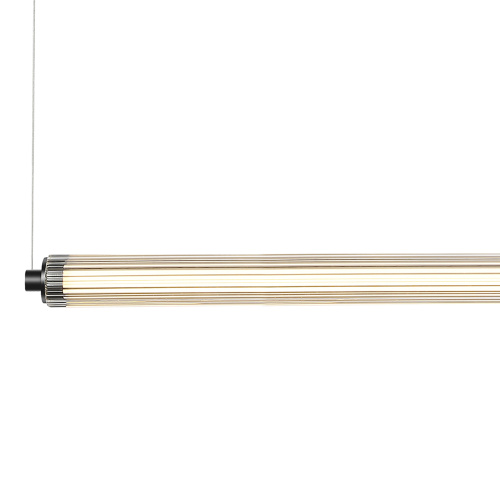 SL6224.413.01 Светильник подвесной ST-Luce Черный/Прозрачный LED 1*30W 4000K BAMBOO фото 4