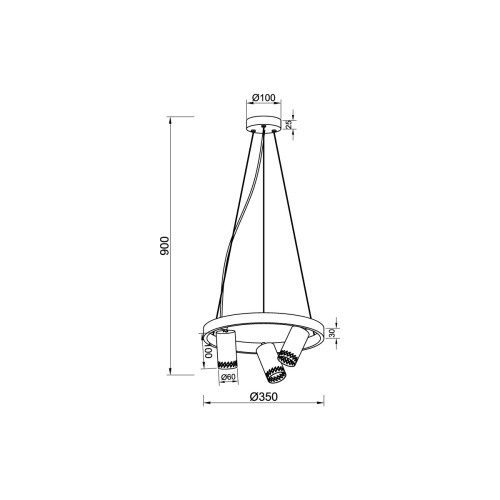 Подвесной светильник Vele Luce Moto VL5784P03 фото 5
