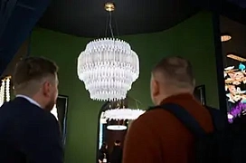 В России выпустили коллекцию светильников из селенита