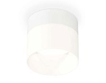 Комплект накладного светильника с акрилом SWH/FR белый песок/белый матовый GX53 XS8101016 (С8101, N8402)