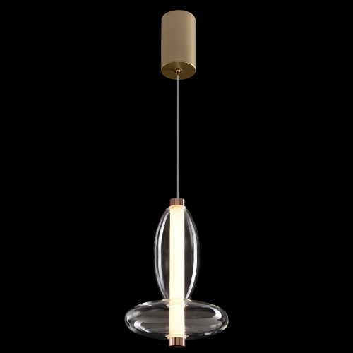 Светильник подвесной Crystal Lux QUASAR SP7W LED TRANSPARENT фото 8