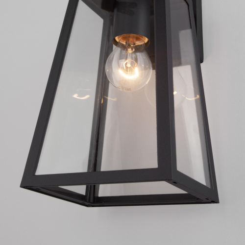 Уличный настенный светильник Germes D IP33 GL 1015D чёрный фото 3