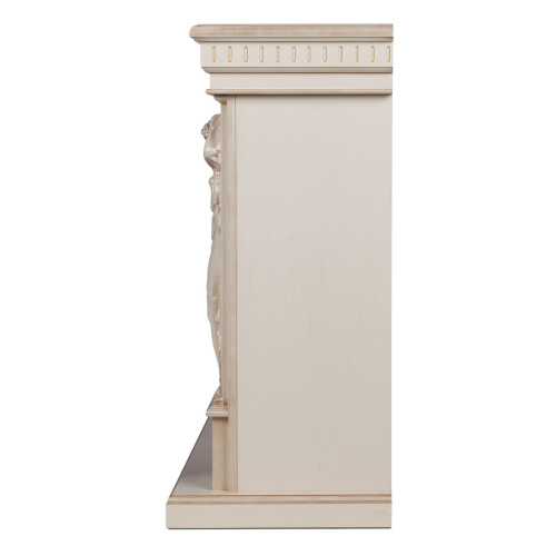 Электрокамин RealFlame Diva 33 WT белый дуб с золотой патиной с очагом Firespace 33 S IR фото 7