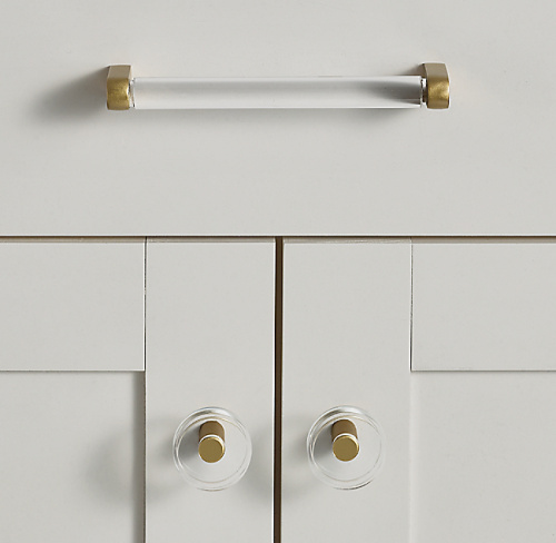 Ручка-скоба Lambeth Crystal L.15.2 Lac.Burnished Brass фото 3