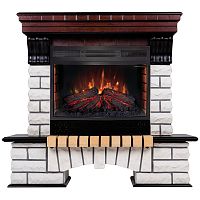 Каминокомплект COUNTRY/БРУКЛИН Античный дуб с очагом Электроочаг FIREFIELD 25