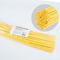 Термоусадочная трубка STEKKER 6,0/3,0 мм, длина 100 см., усадка 2:1, желтый HST-630-100YW