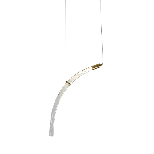 Подвесной светильник OD2412-1 gold/clear