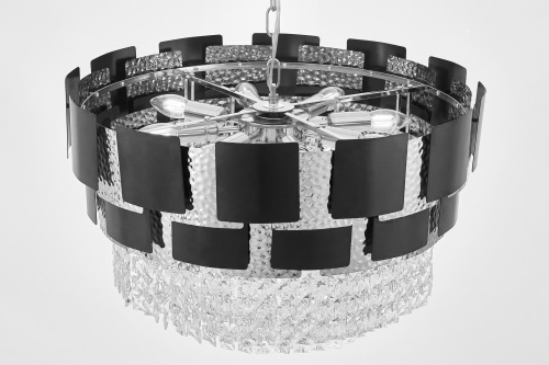 Подвесной светильник Lumina Deco LDP 7045-600 BK+CHR фото 2