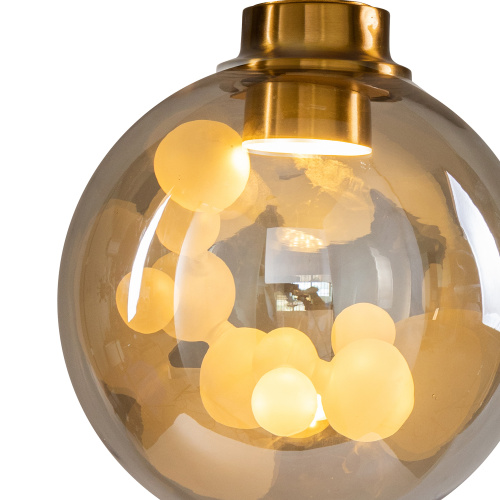 Подвесной светильник KG1148P brass/amber фото 2