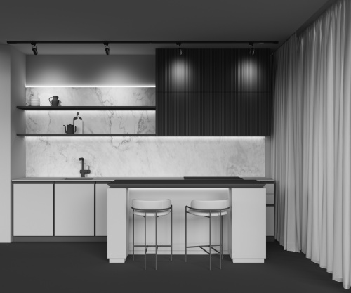 Трековый светильник Technical TR001-1-GU10-B фото 9