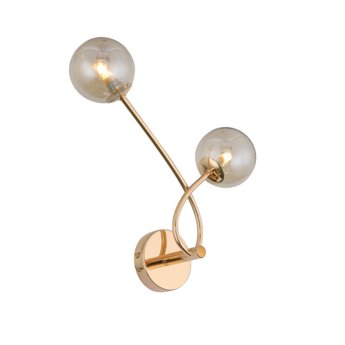 SL435.201.02 Бра ST-Luce Золотистый/Коньячный G9 2*3W PARLLAONE фото 4