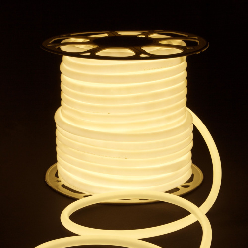 Светодиодный гибкий неон 220 В 9.6 Вт/м 144 Led/м 2835 IP67, круглый дневной белый 4200 K, 50 м Гибкий неон 220V 9,6W 144Led 2835 IP67 круглый дневной белый, 50 м фото 5