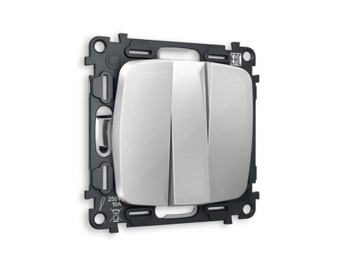 Комплект механизма 3-кл выключателя AMBRELLA VOLT OMEGA Серебро глянец QUANT (OP4050, VM133) MO405010 Комплект механизма 3-кл выключателя AMBRELLA VOLT OMEGA Серебро глянец QUANT (OP4050, VM133) MO405010