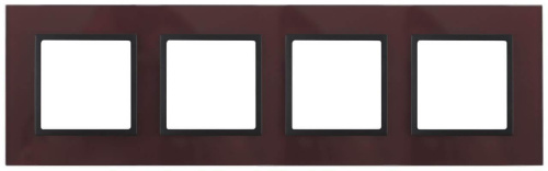 Рамка 4-постовая ЭРА Elegance 14-5104-25 Б0034533 Рамка 4-постовая ЭРА Elegance 14-5104-25 Б0034533