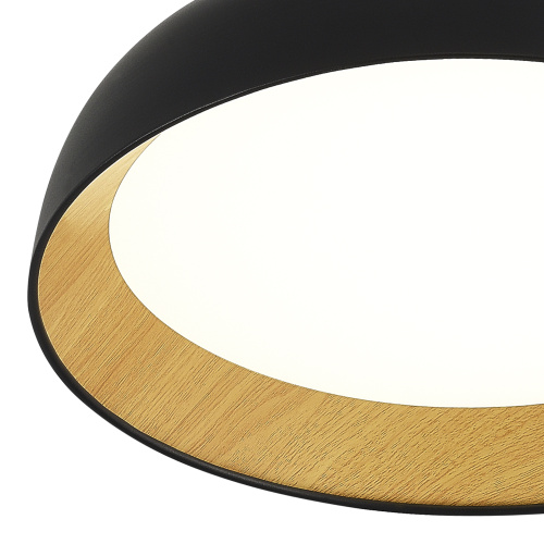 SLE1812-402-01 Светильник потолочный Черный, Древесный/белая LED 1*36W 4000K MUSE фото 6