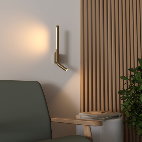 Настенный светодиодный светильник Sarca LED 40111/LED латунь фото 7