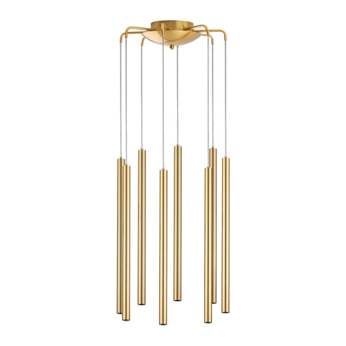 Комплект с подвесной люстрой Lightstar Tubo (574733+747233 (8шт) L8T747233