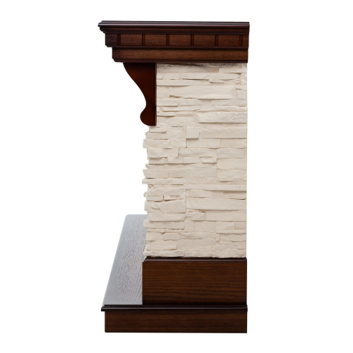 Электрокамин RealFlame Michigan 50 NT орех с очагом Saphir 50 фото 4