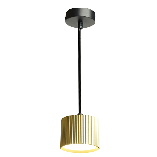 Светильник потолочный Feron Barrel HL4588 ARIA  levitation 12W, 230V, GX53, золото + черный, на подвесе 1,7 м фото 3