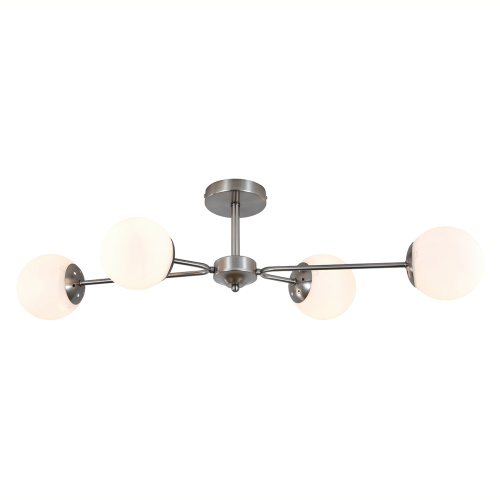 Светильник на штанге 150008/4R E27*60W Satin nickel