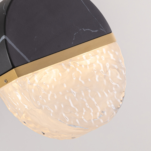 Настенный светильник MB25030008-1A brass/black фото 4