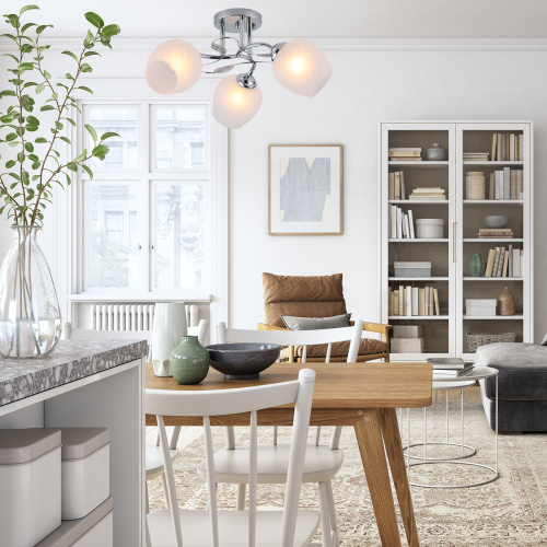 Потолочный светильник Escada 1108/3PL E27*40W Chrome фото 4