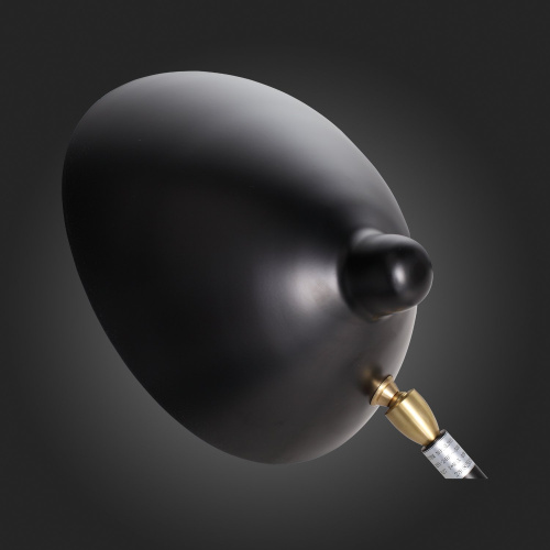 SL305.404.01 Прикроватная лампа ST-Luce Черный/Черный, Белый E27 1*60W SPRUZZO фото 6