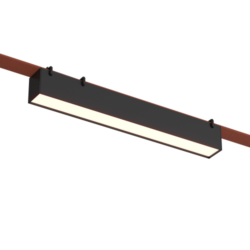 DK5575-BK Cветильник для трека-ремня Belty, серия Linear, со светодиодом, L323*W40*H45мм, 48V DC, 12W, RA90, 120°, 3000K, IP20, черный, алюминий фото 5