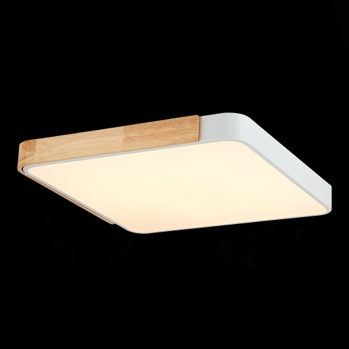 SLE201252-01 Светильник потолочный Белый, Светлое дерево/Белый LED 1*42W 3000K/4000K/6000K FESTA фото 4