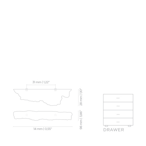 Ручка-кнопка Kesya Polished Brass фото 3