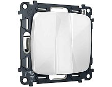 Комплект механизма 3-клавишного выключателя Ambrella Volt OMEGA Белый глянец QUANT (OP1050, VM133) MO105010