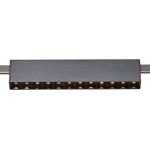 ST816.406.12 Магнитный трековый светильник FARM Черный LED 1*12W 3000K 609Lm Ra90 40 IP20 L232xW24xH FARM фото 3