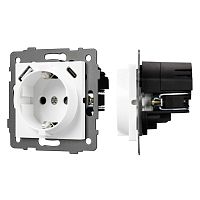 Механизм розетки с быстрой USB зарядкой SCT-MUAC-PL-WH-V (250V, 16A) Arlight 049822