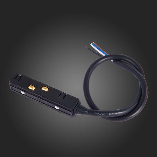 ST006.419.00 Ввод питания для магнитного шинопровода  ST-Luce Черный SKYLINE 48 фото 6