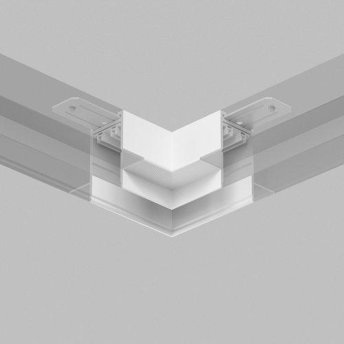 TR2112-WH Угол потолок-потолок встраиваемый под ГКЛ SMART, белый фото 4