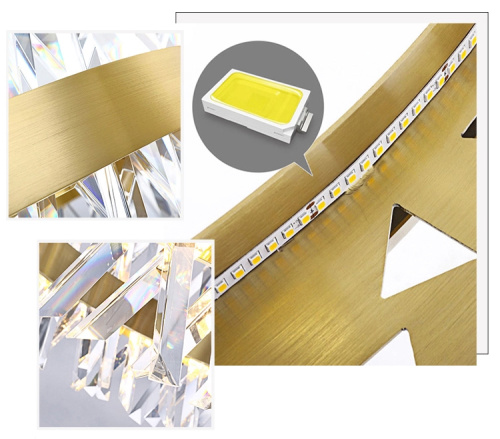 Люстра 9967P/R/D800 gold фото 2 Люстра 9967P/R/D800 gold фото 2