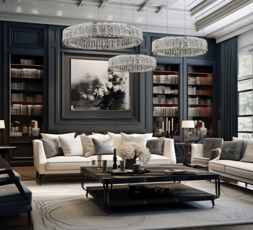 Люстра подвесная Ravissement Chrome FL1068-8P фото 6