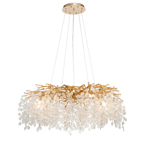 Люстра FTB006R-100 brass/clear фото 2