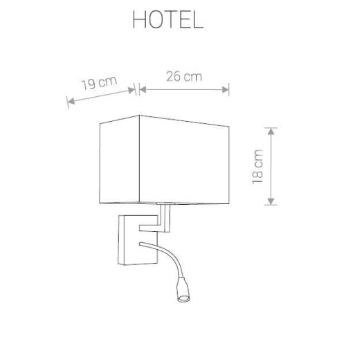 Бра Nowodvorski Hotel 9302 фото 3