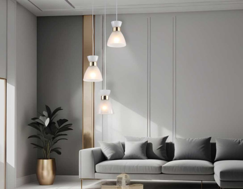 Светильник подвесной со стеклянными плафонами Ambrella light Traditional TR3402 фото 2