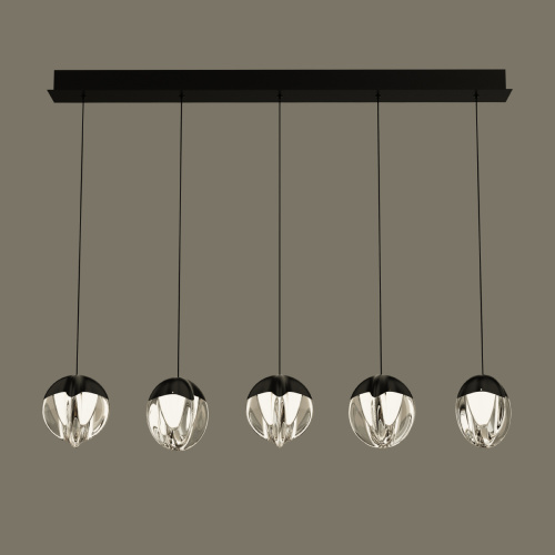 Подвесной светильник MD24001033-5B black/clear фото 2