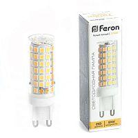 Лампа светодиодная Feron LB-434 G9 9W 175-265V 2700K