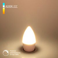 Светодиодная лампа "Свеча" Dimmable C35 7W 4200K E27 BLE2775